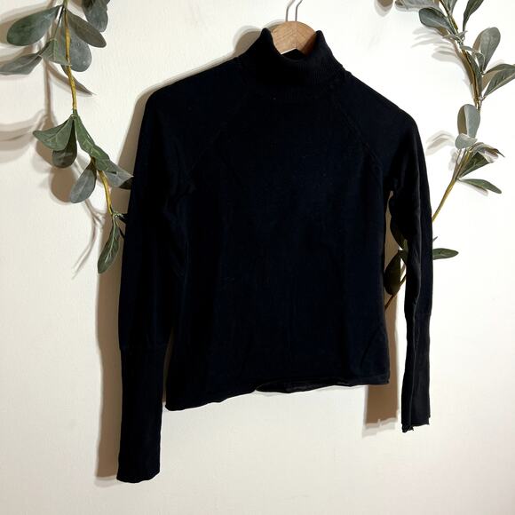 Athleta Black Turtleneck Sweater - Picture 1 of 5